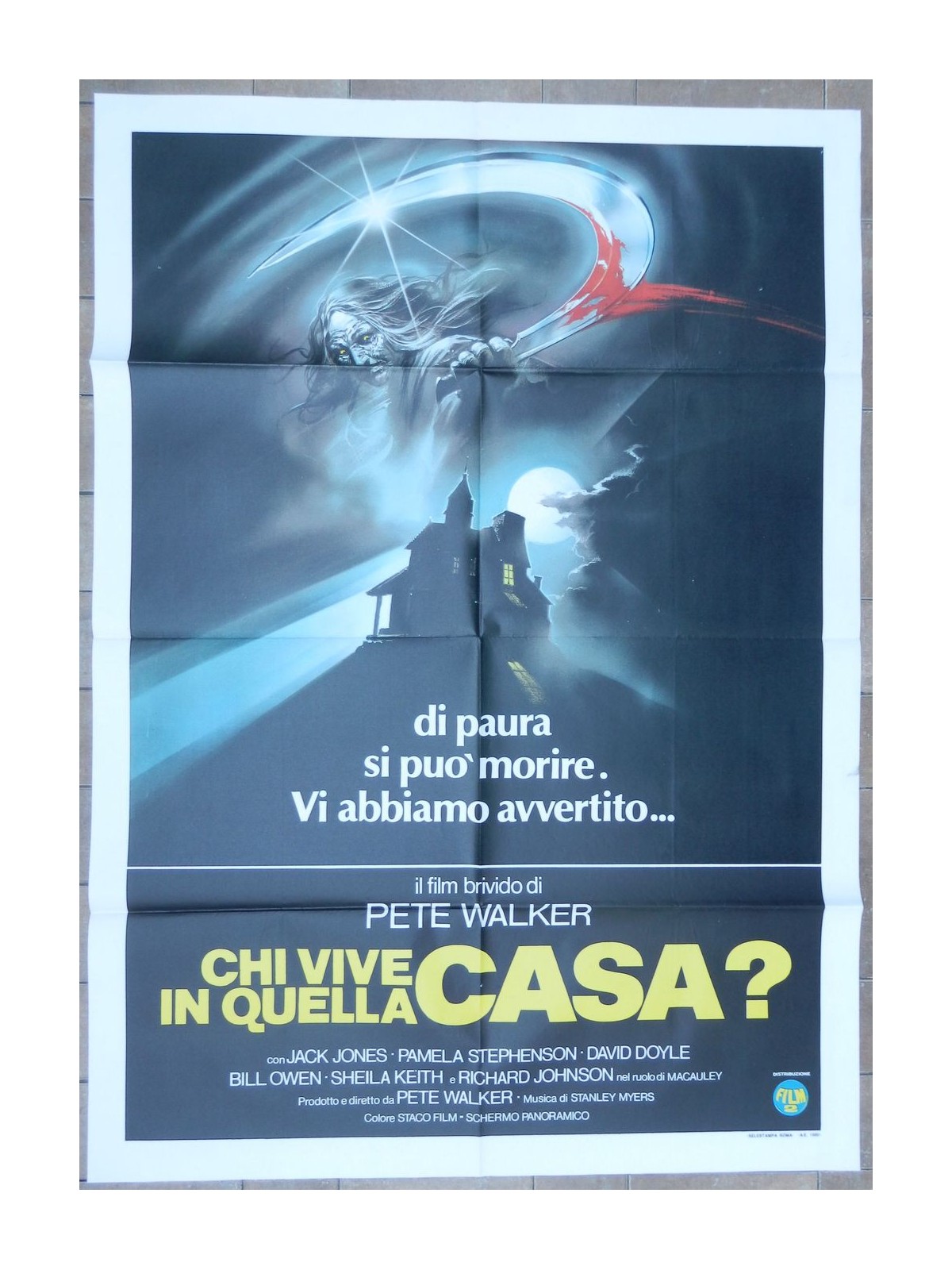 CHI VIVE IN QUELLA CASA? Manifesto cinematografico originale 2F