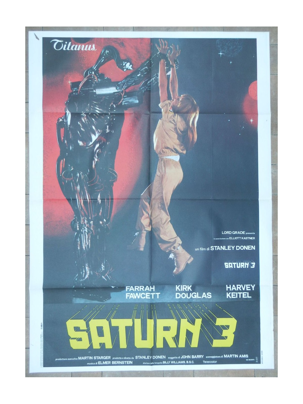 SATURN 3 Original Movie Poster 2F