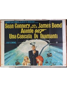 DIAMONDS FOREVER Original Movie Poster