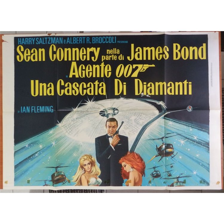 DIAMONDS FOREVER Original Movie Poster