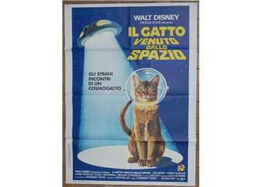 IL GATTO VENUTO DALLO SPAZIO Manifesto cinematografico originale 2F