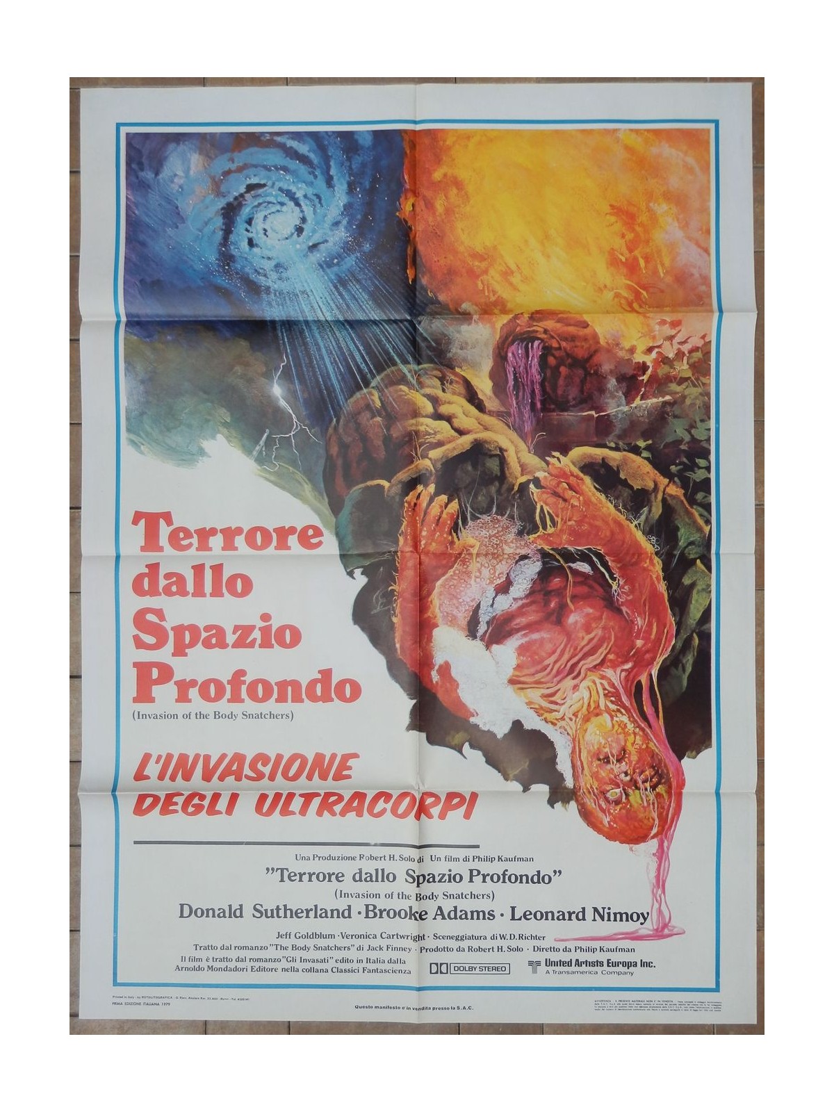 TERRORE DALLO SPAZIO PROFONDO Manifesto cinematografico originale 2F