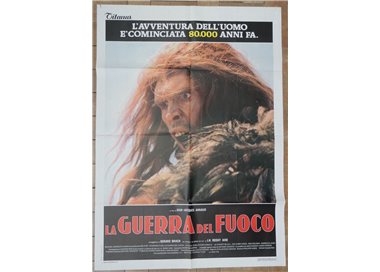 LA GUERRA DEL FUOCO Manifesto cinematografico originale 2F