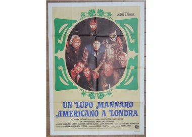 UN LUPO MANNARO AMERICANO A LONDRA Manifesto cinematografico originale 2F