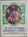 UN LUPO MANNARO AMERICANO A LONDRA Manifesto cinematografico originale 2F