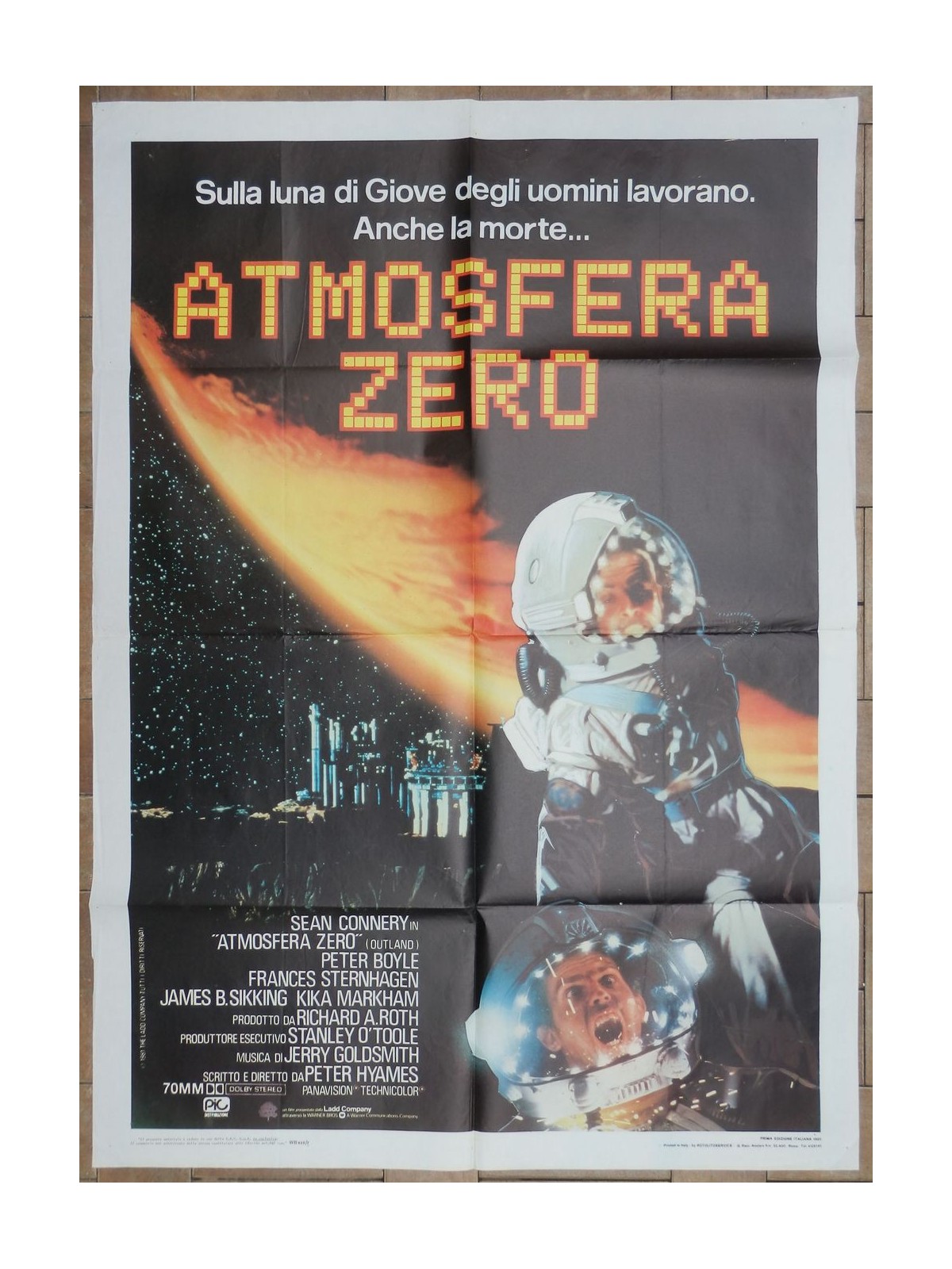 ATMOSFERA ZERO Manifesto cinematografico originale 2F