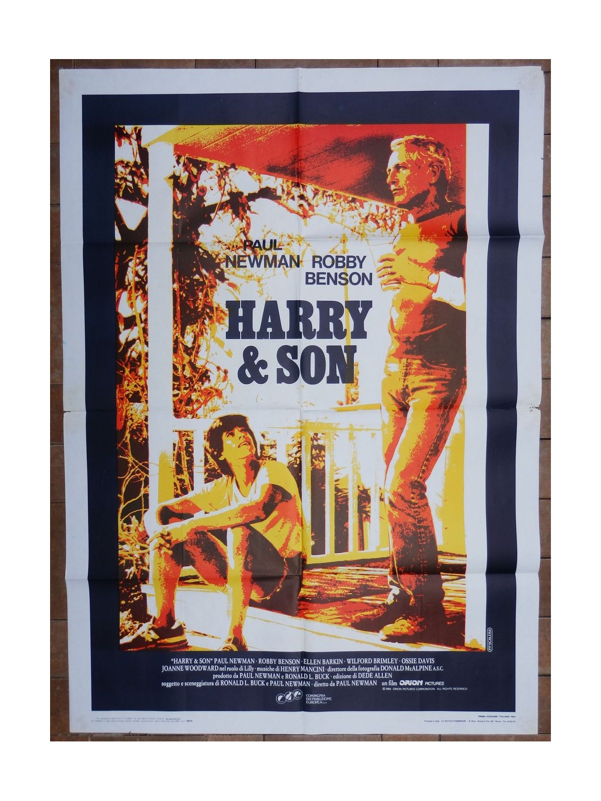 HARRY & SON Manifesto cinematografico originale 2F a