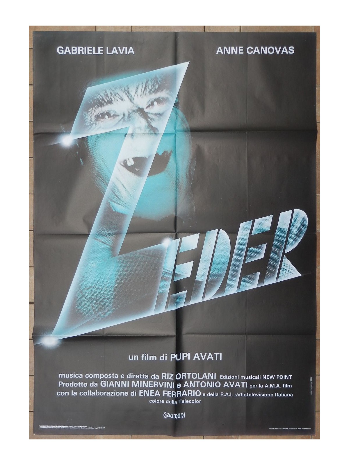 ZEDER Manifesto cinematografico originale 2F