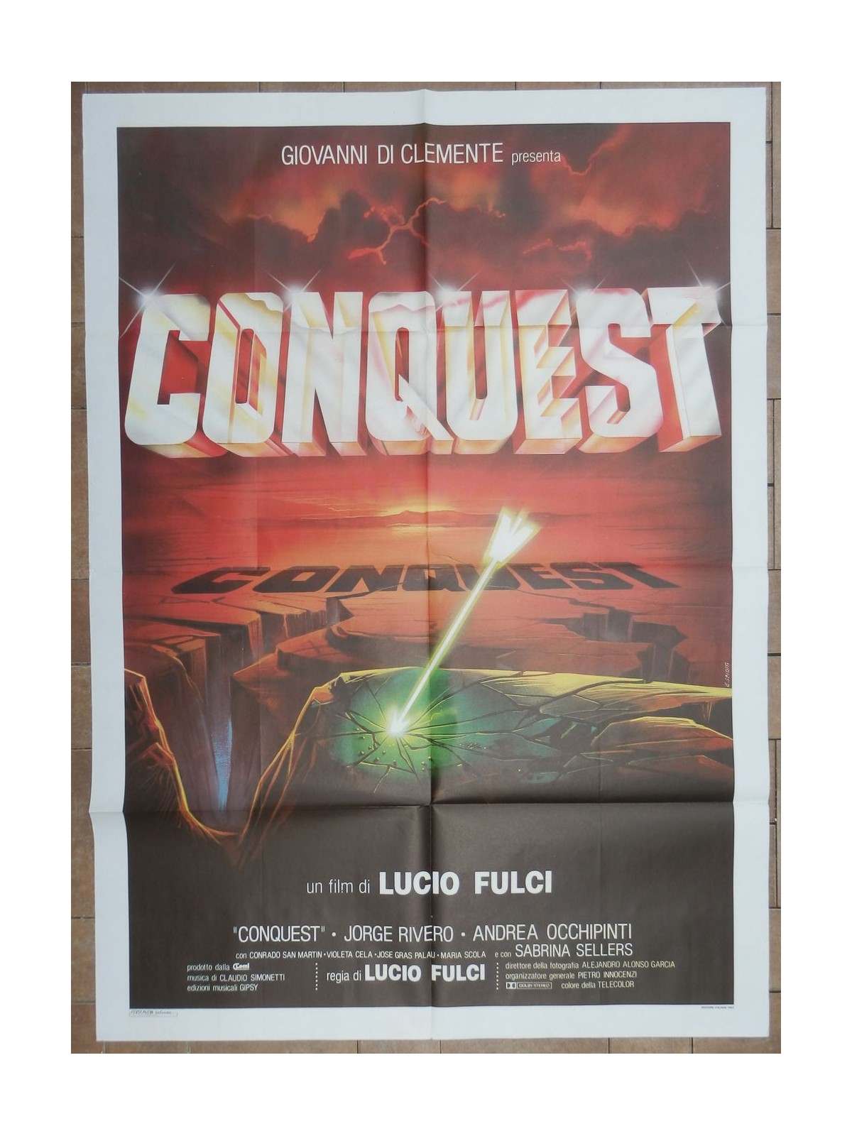 CONQUEST Original Movie Poster 2F
