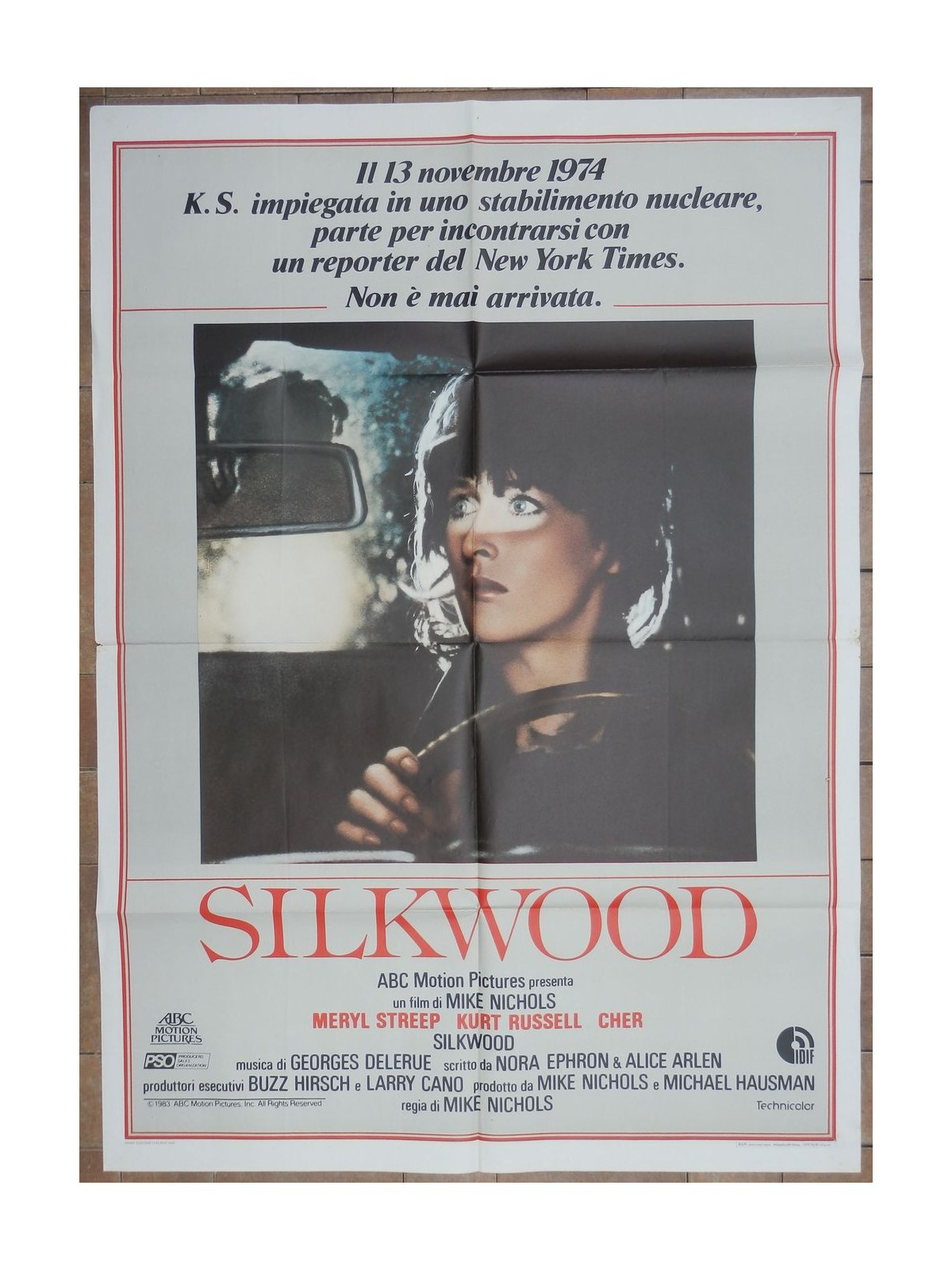 SILKWOOD Manifesto cinematografico originale 2F