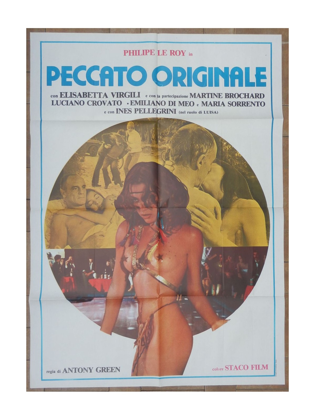 PECCATO ORIGINALE Manifesto cinematografico originale 2F