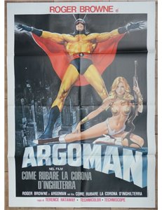 ARGOMAN COME RUBARE LA CORONA D'INGHILTERRA Manifesto cinematografico originale 2F