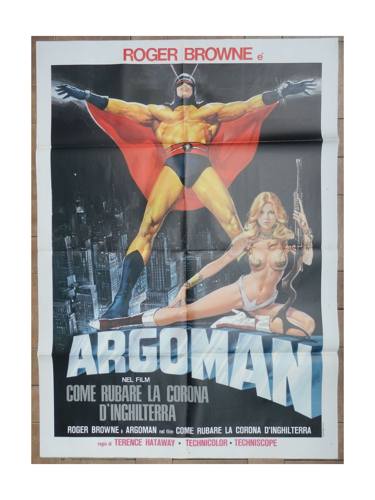 ARGOMAN: HOW TO STEAL THE CROWN OF ENGLAND Original Movie Poster 2F