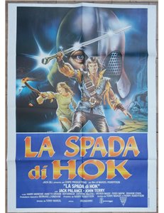LA SPADA DI HOK Manifesto cinematografico originale 2F