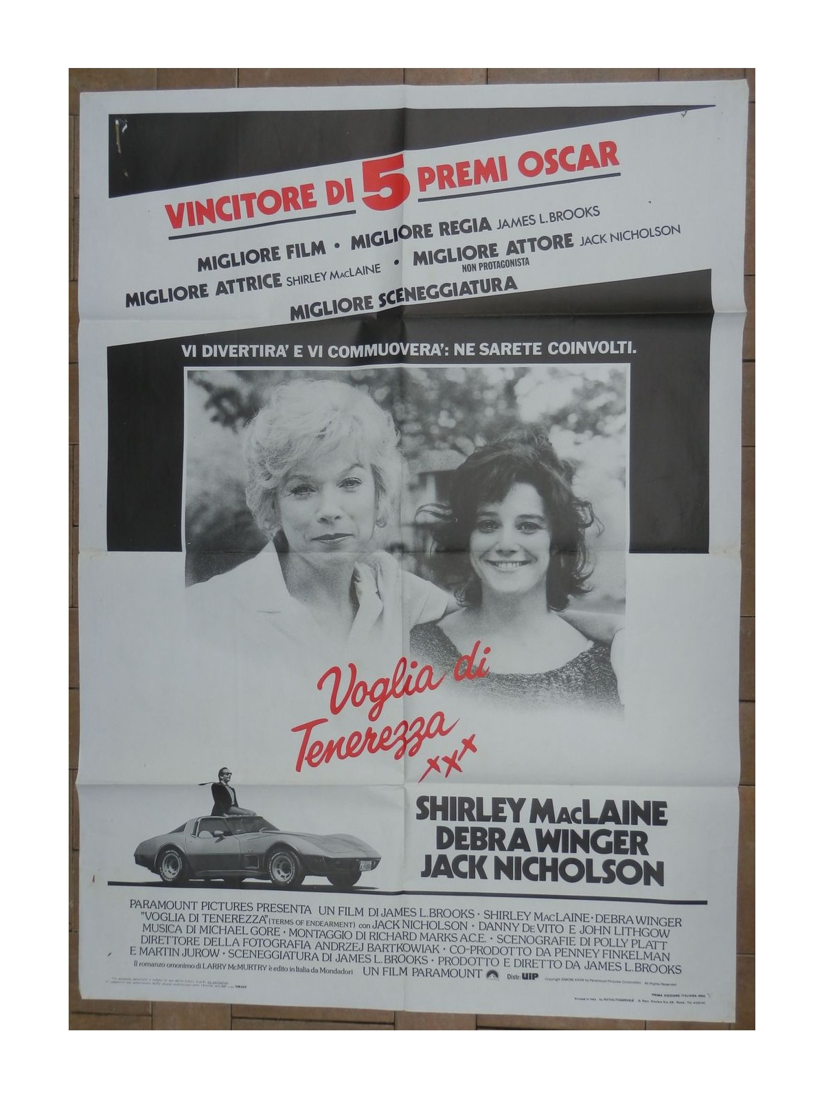 TERMS OF ENDEARMENT Original movie poster 2F a