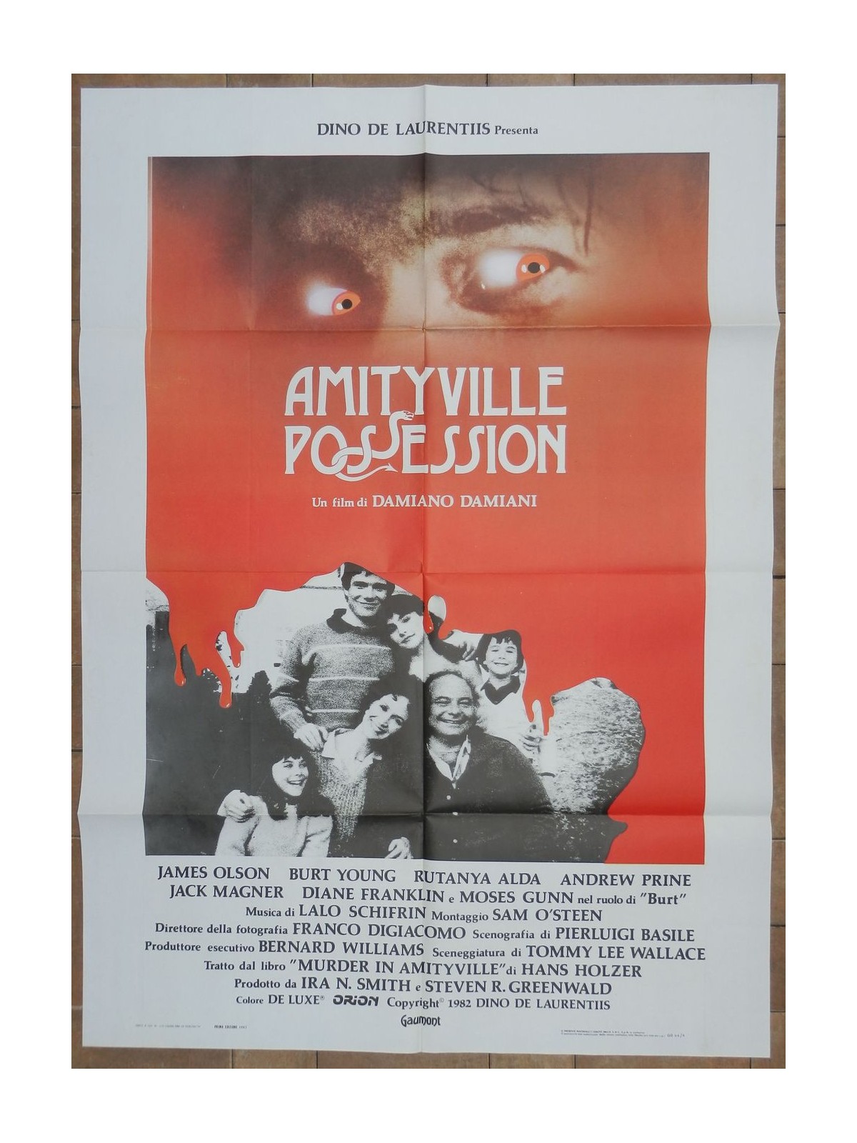 AMITYVILLE POSSESSION Manifesto cinematografico originale 2F