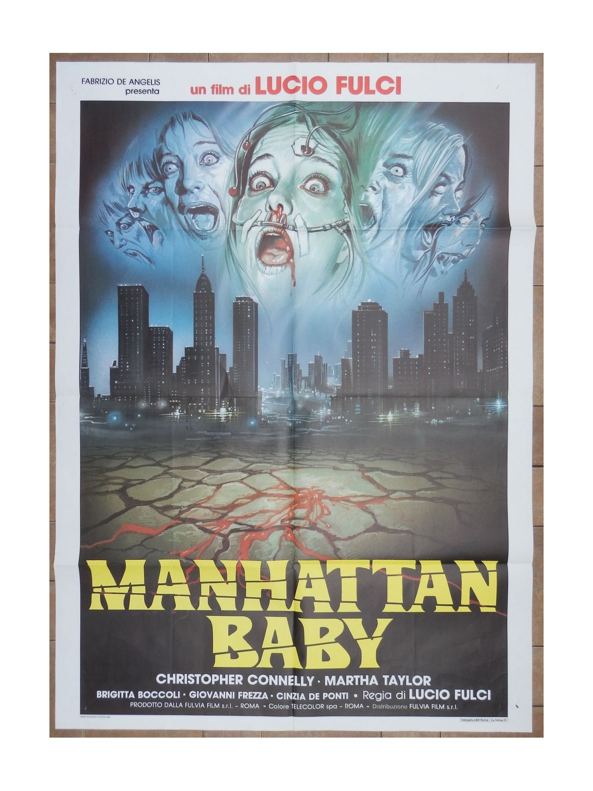 MANHATTAN BABY Original Movie Poster 2F