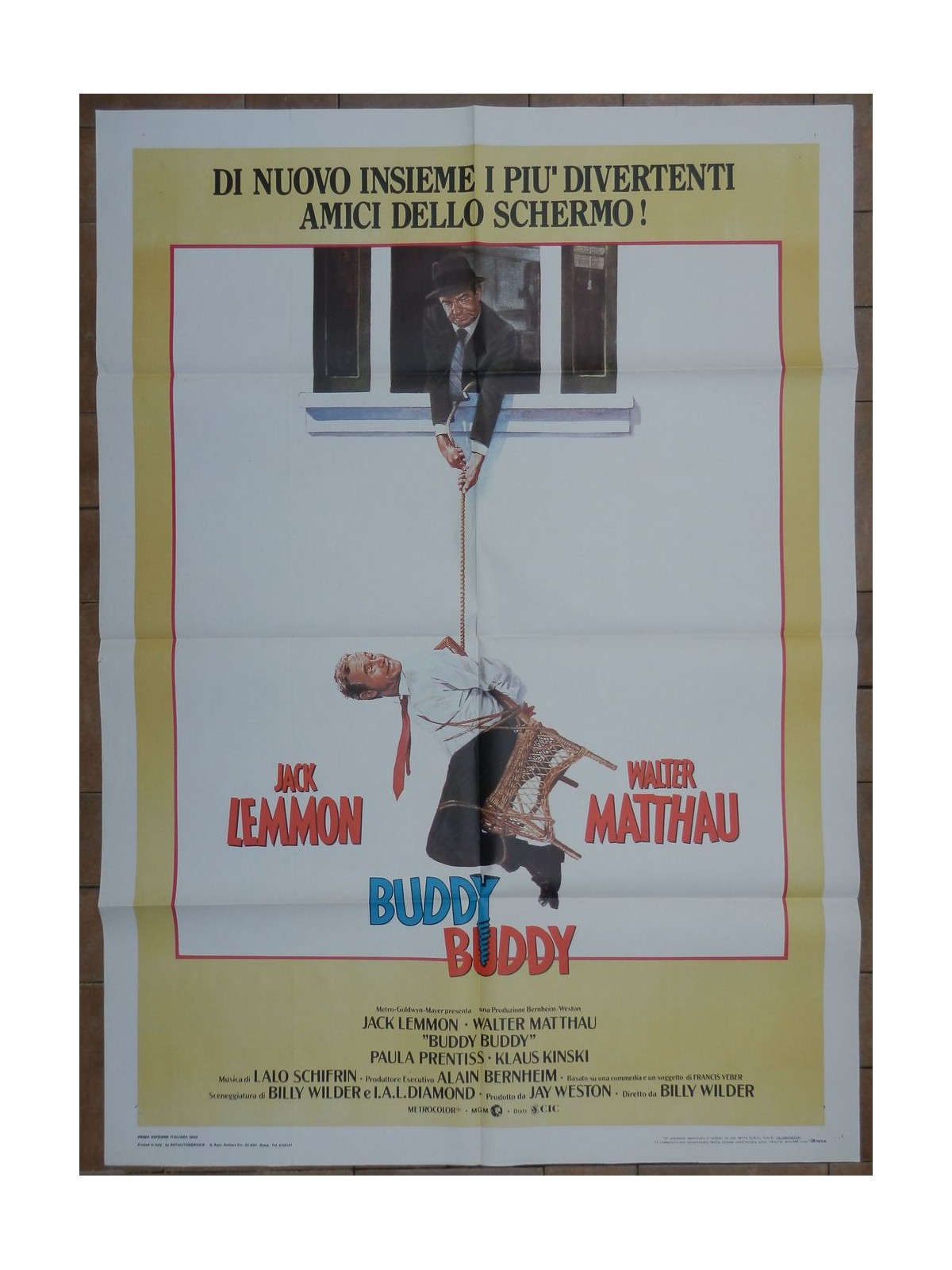BUDDY BUDDY Original Movie Poster 2F