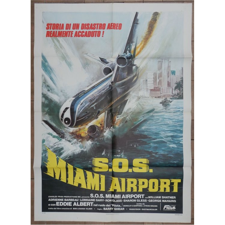 SOS MIAMI AIRPORT Original Movie Poster 2F