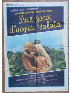 DUE GOCCE D'ACQUA SALATA Manifesto cinematografico originale 2F