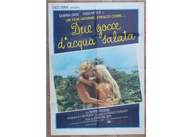 DUE GOCCE D'ACQUA SALATA Manifesto cinematografico originale 2F