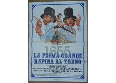 1855 THE FIRST GREAT TRAIN ROBBERY Original movie poster 2F