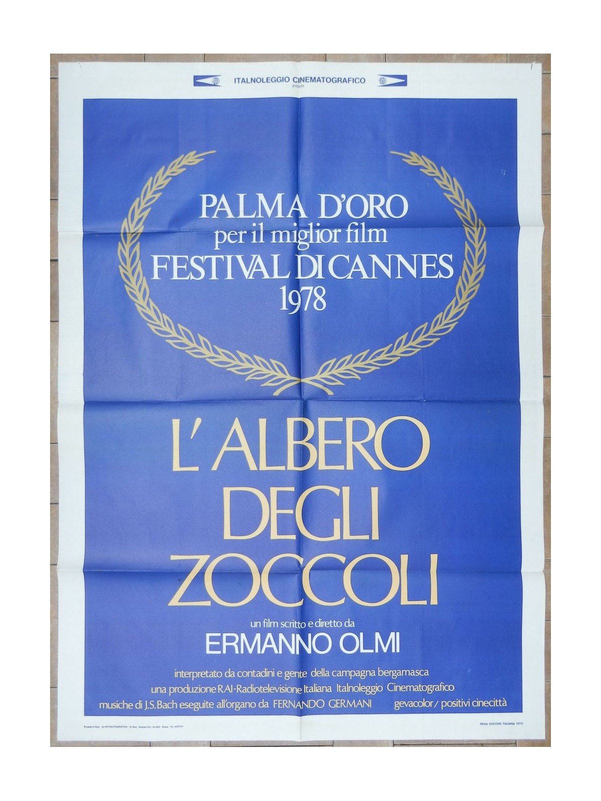THE TREE OF CLOGS Original Movie Poster 2F