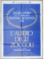 L'ALBERO DEGLI ZOCCOLI Manifesto cinematografico originale 2F