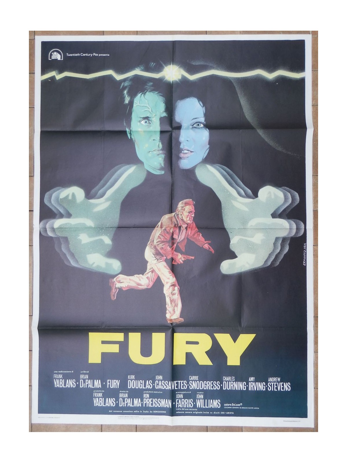 FURY Manifesto cinematografico originale 2F