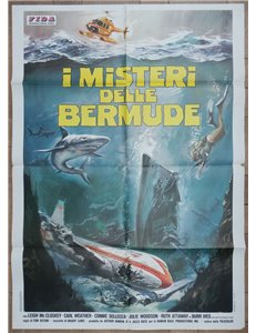 I MISTERI DELLE BERMUDE Manifesto cinematografico originale 2F