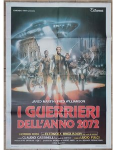I GUERRIERI DELL'ANNO 2072 Manifesto cinematografico originale 2F
