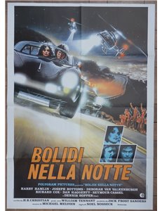 BOLIDI NELLA NOTTE Manifesto cinematografico originale 2F