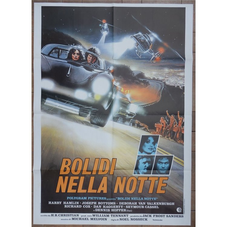 BOLIDI NELLA NOTTE Manifesto cinematografico originale 2F