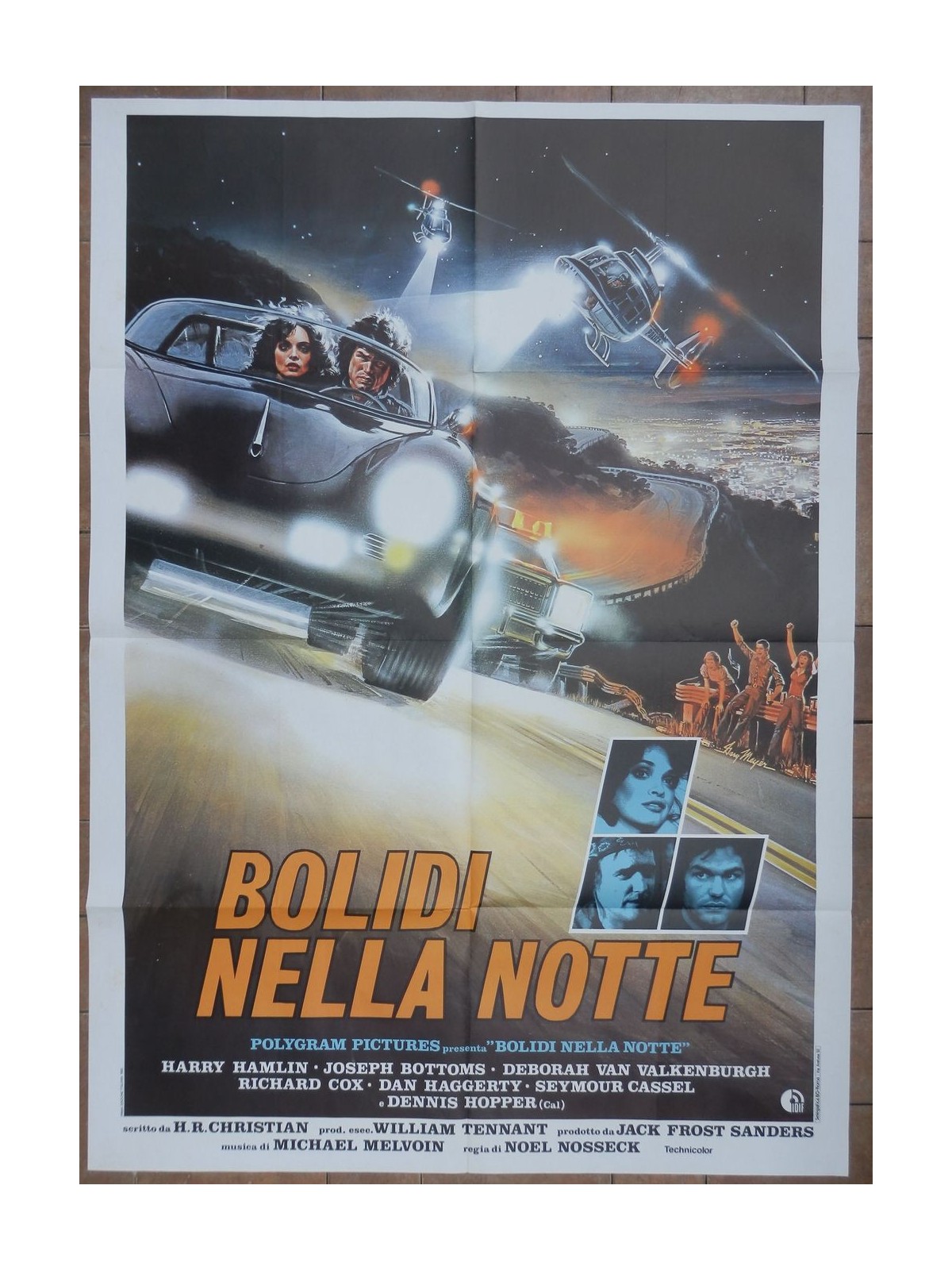 2F Original Movie Poster: Racing Cars in the Night
