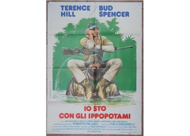 IO STO CON GLI IPPOPOTAMI Manifesto cinematografico originale 2F