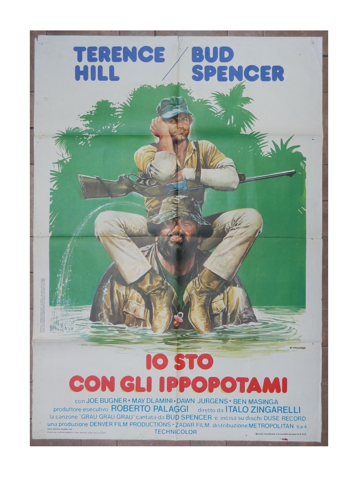 I'm for the Hippos Original Movie Poster 2F