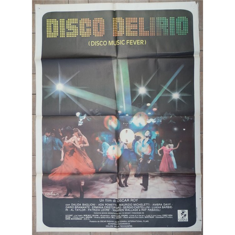 DISCO DELIRIO Original Movie Poster 2F