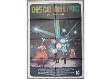 DISCO DELIRIO Manifesto cinematografico originale 2F