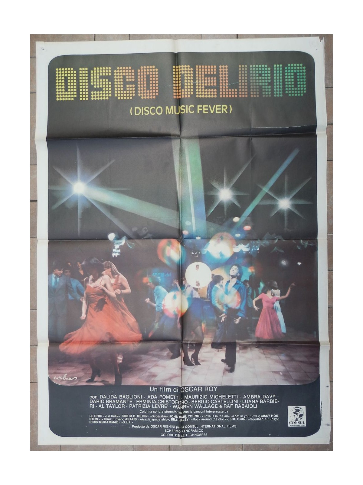 DISCO DELIRIO Original Movie Poster 2F