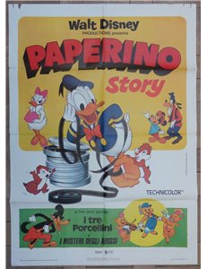 Donald Duck Story Original Movie Poster 2F