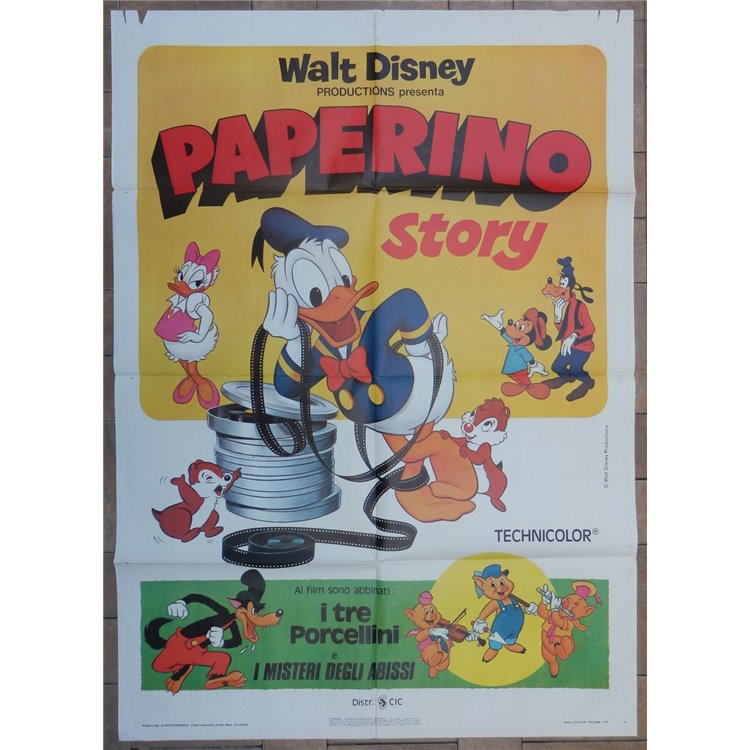 Donald Duck Story Original Movie Poster 2F
