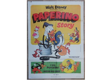 Donald Duck Story Original Movie Poster 2F