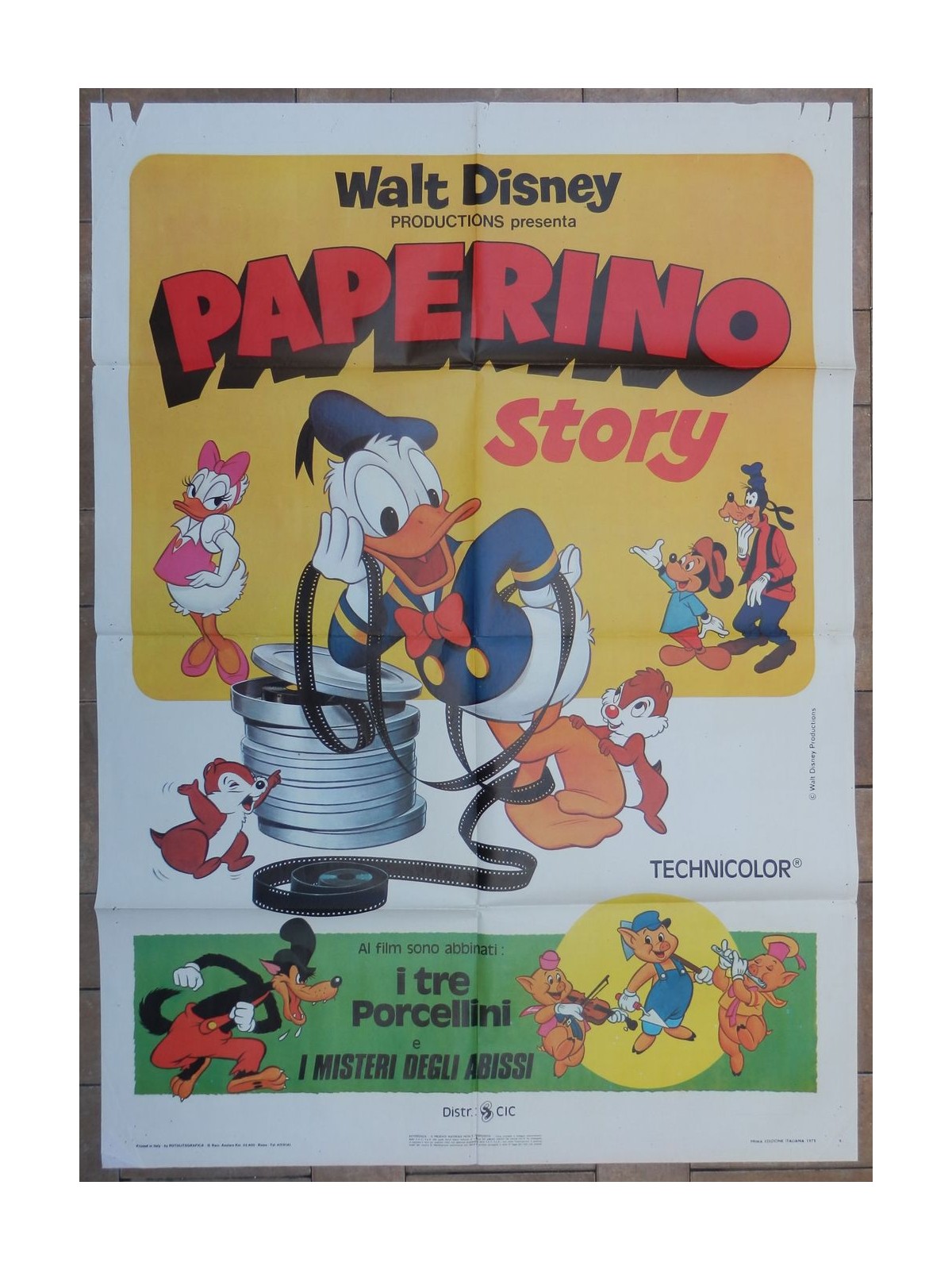 Donald Duck Story Original Movie Poster 2F
