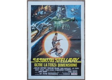 STARCRASH BEYOND THE THIRD DIMENSION Original 2F Movie Poster