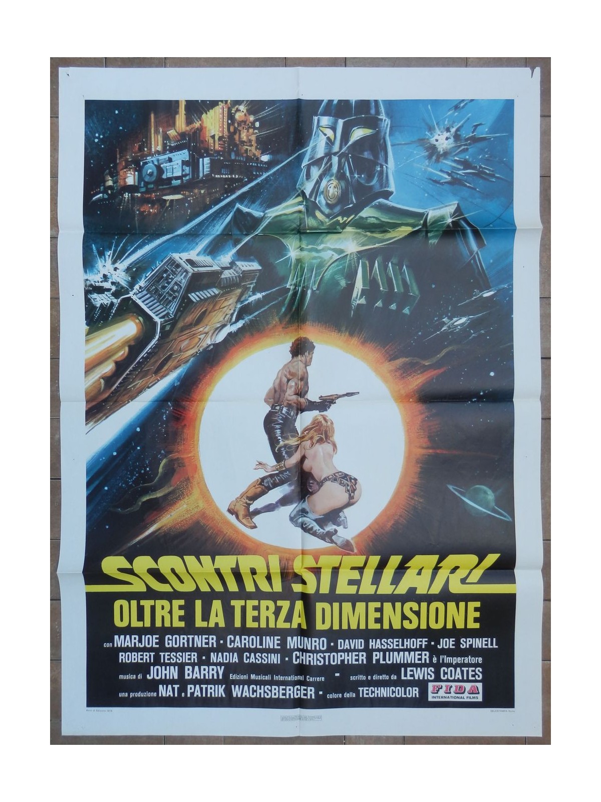 STARCRASH BEYOND THE THIRD DIMENSION Original 2F Movie Poster