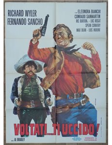 VOLTATI TI UCCIDO Manifesto cinematografico originale 2F