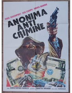 ANONIMA ANTICRIMINE Manifesto cinematografico originale 2F