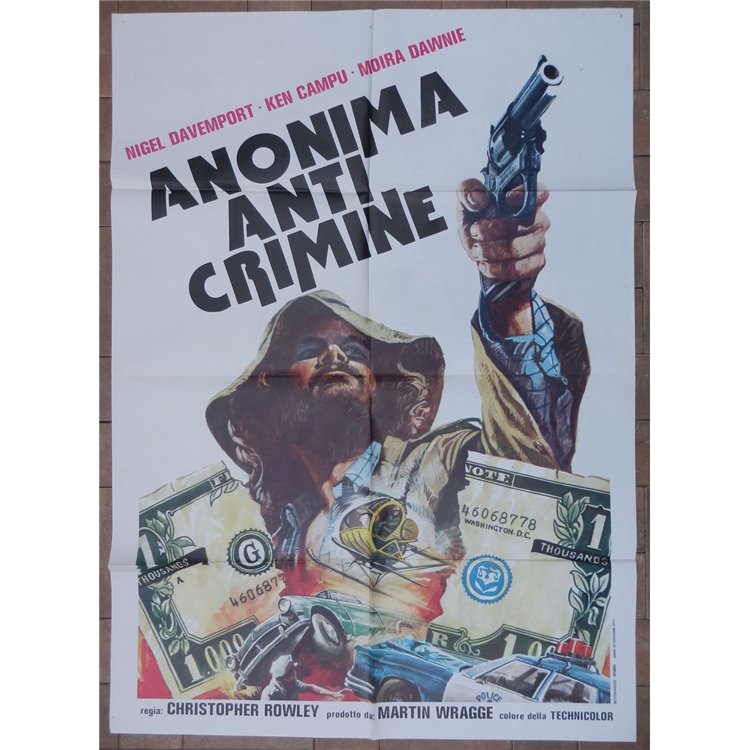 ANONYMOUS ANTICRIMINE Original Film Poster 2F