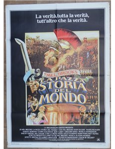 LA PAZZA STORIA DEL MONDO Manifesto cinematografico originale 2F