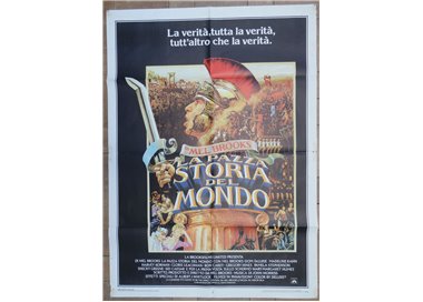 LA PAZZA STORIA DEL MONDO Manifesto cinematografico originale 2F